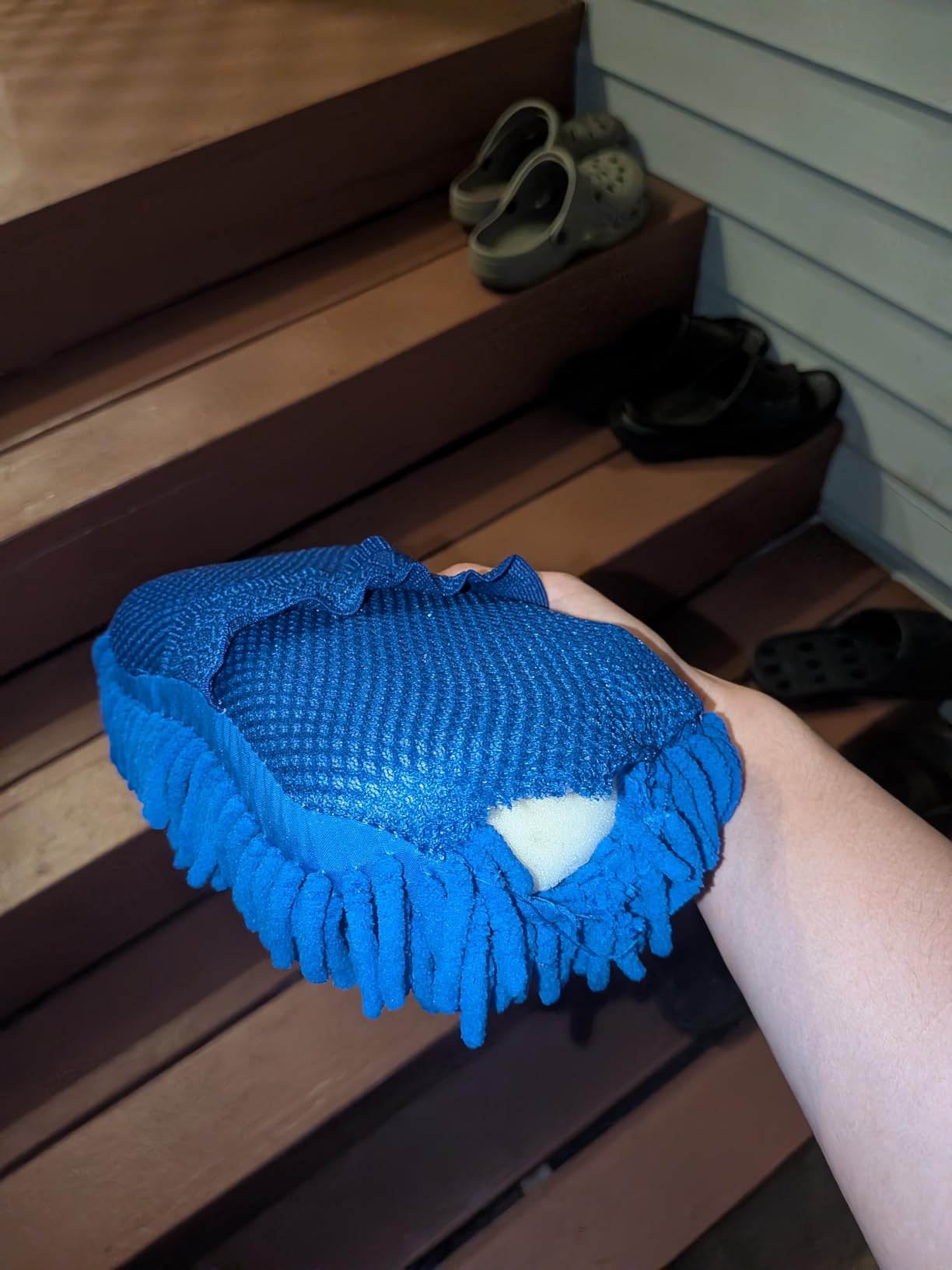 22Pcs Car Wash Cleaning Tools Kit Car Detailing Set with Blue Canvas Bag Collapsible Bucket Wash Mitt Sponge Towels Tire Brush Window Scraper Duster Complete Interior Car Care Kit customer photo 1