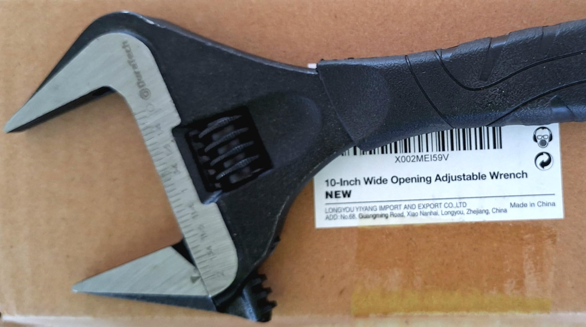 DURATECH 10-Inch Wide Jaw Adjustable Wrench customer photo 1