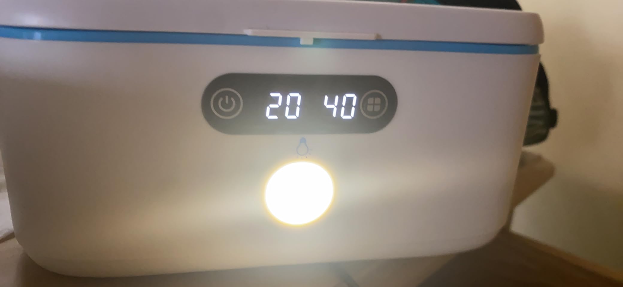 Bellababy Wipe Wamer for Vehicle and Home Use, Baby Wet Wipes Dispenser and Diaper Wipe Warmer with Night Light,Temperature Display,No Need Water and Sponge, ℉ and ℃ Convertible customer photo 1