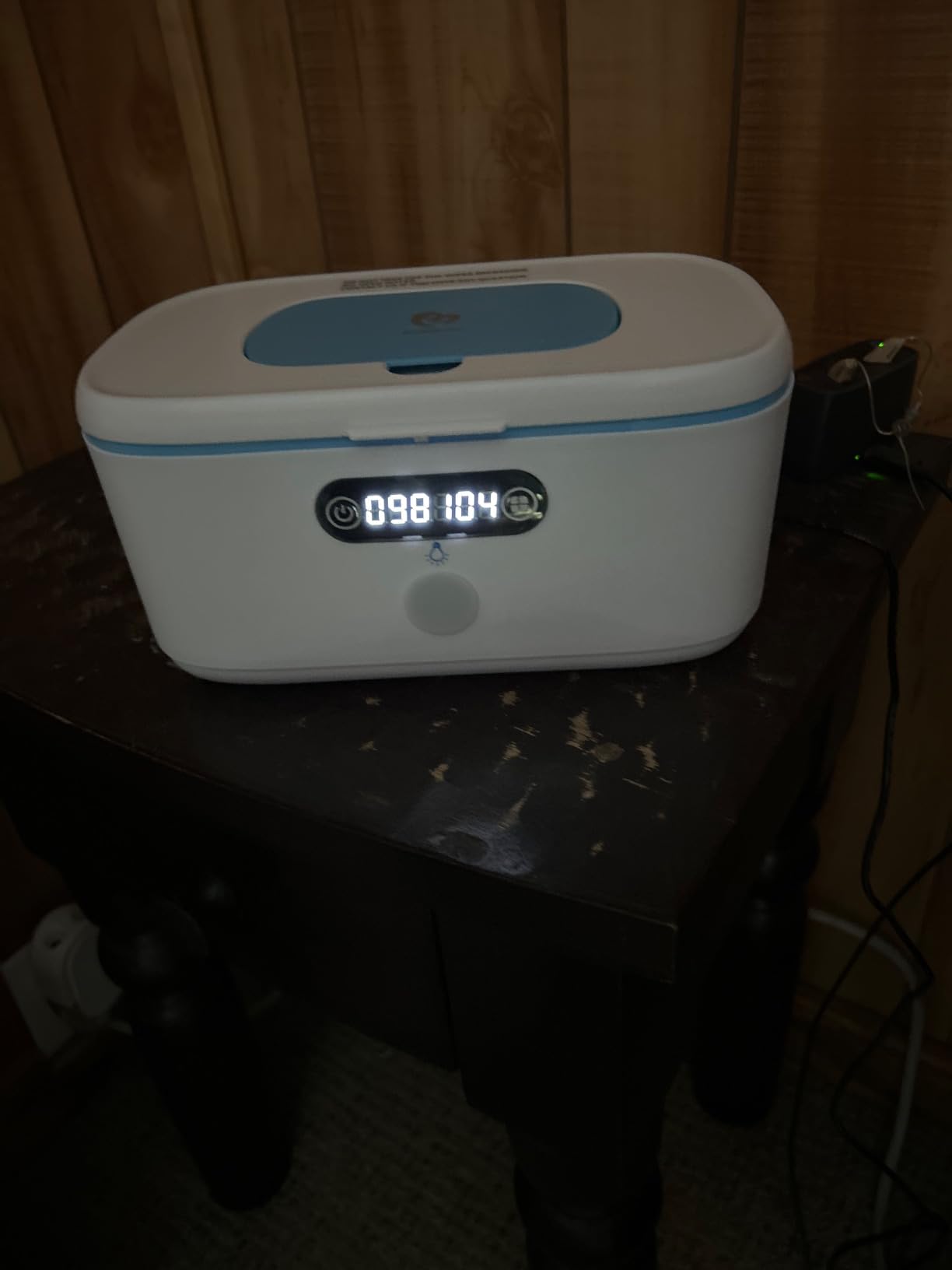 Bellababy Wipe Wamer for Vehicle and Home Use, Baby Wet Wipes Dispenser and Diaper Wipe Warmer with Night Light,Temperature Display,No Need Water and Sponge, ℉ and ℃ Convertible customer photo 2