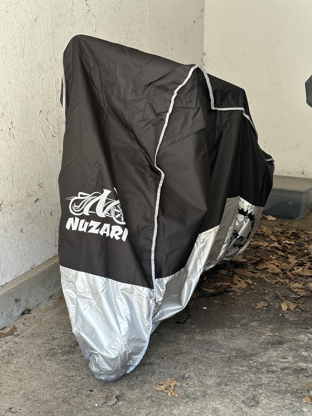Heavy Duty Motorcycle Cover - Outdoor Bike Storage Motorcycle Covers - Motorcycle Cover Waterproof Outdoor - Dirt Bike Covers (Camouflage, Medium) customer photo 1