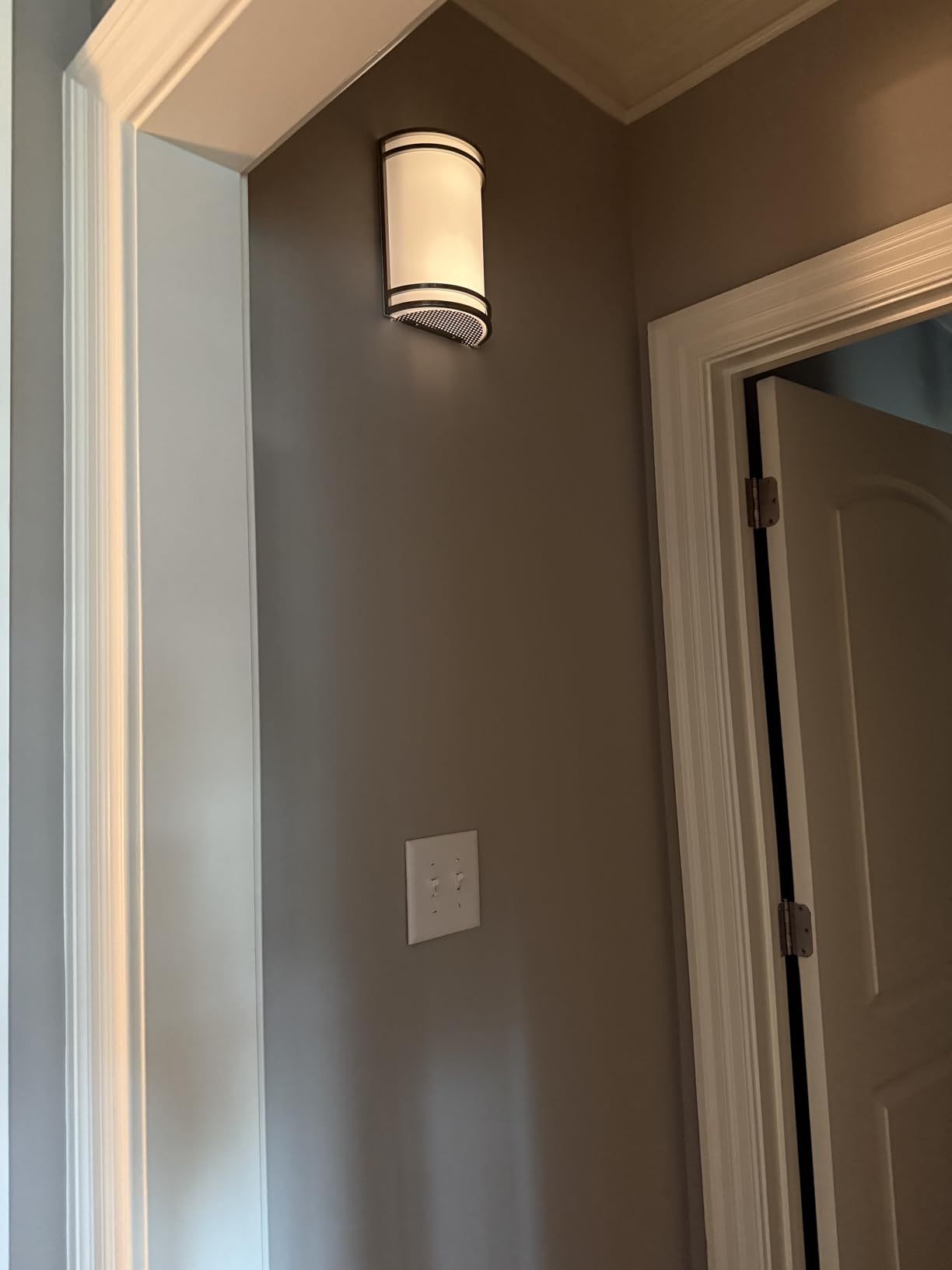 ASD Indoor LED Wall Sconce Lights, Brushed Nickel 3000/4000/5000K ETL customer photo 2