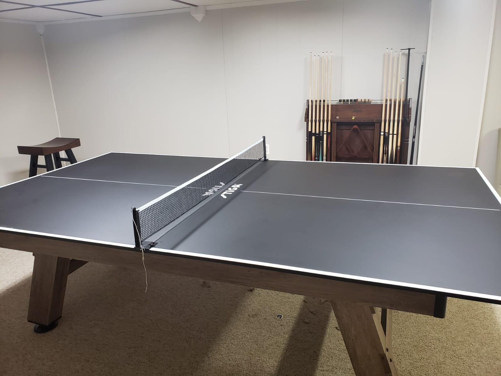 STIGA Premium Table Tennis Conversion Top - Ping Pong Pool Table Toppers with Net - Regulation Size - 2 Piece and 4 Piece Available customer photo 1