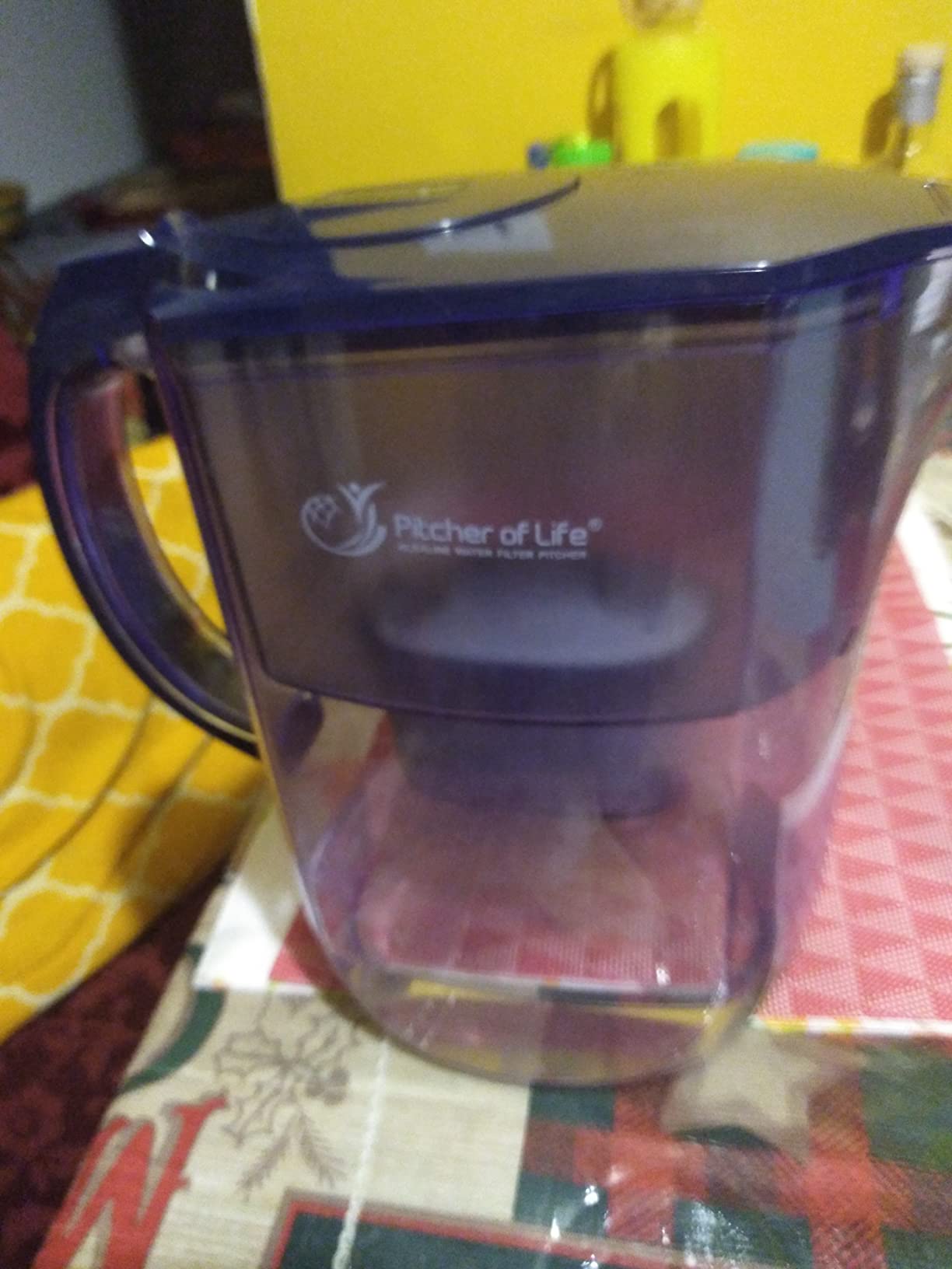 Life Ionizer Pitcher of Life 3.8L Alkaline Water Pitcher with 2L Filtering Capacity, 6 Stage Superior Filter Cartridge, BPA-Free, Eco-Friendly customer photo 1