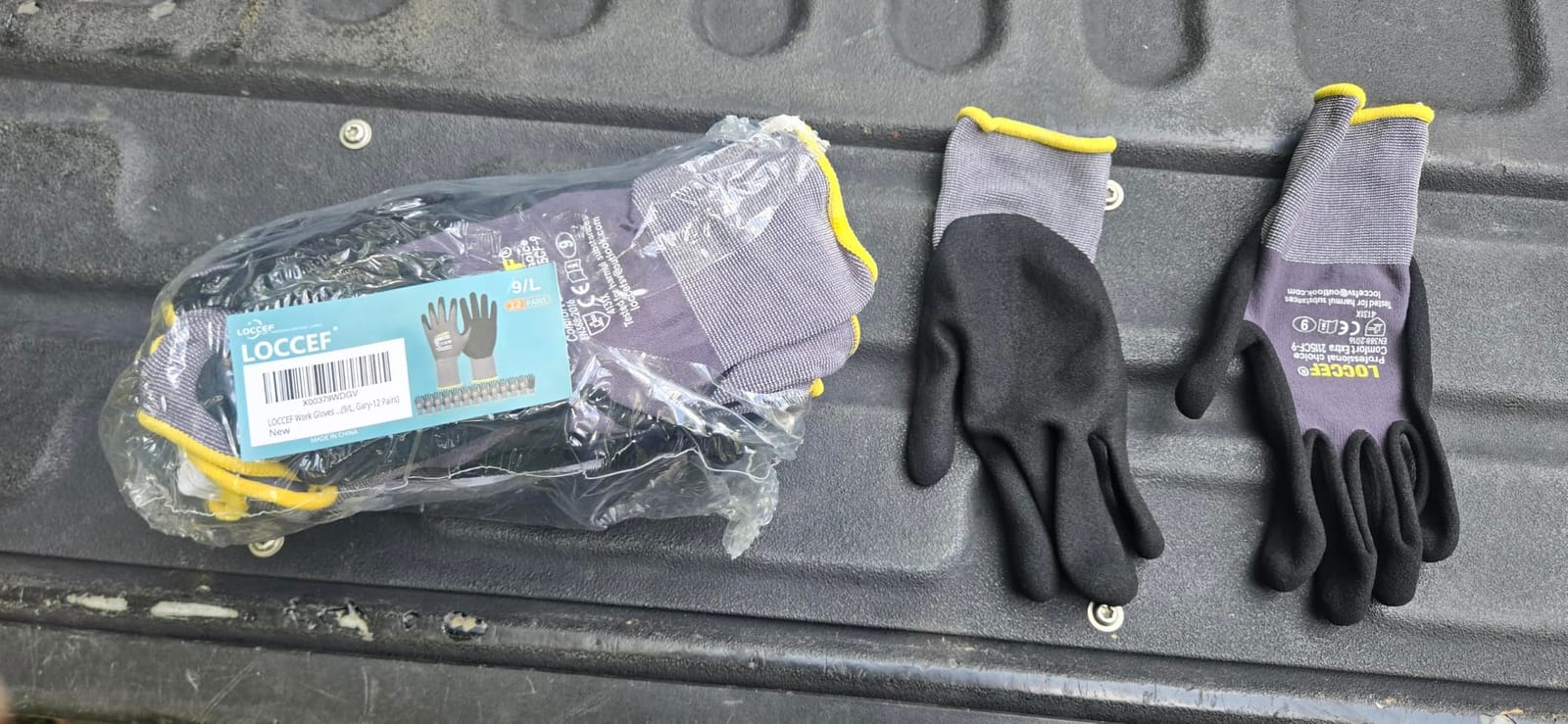 LOCCEF MicroFoam Nitrile Coated Safety Work Gloves customer photo 1