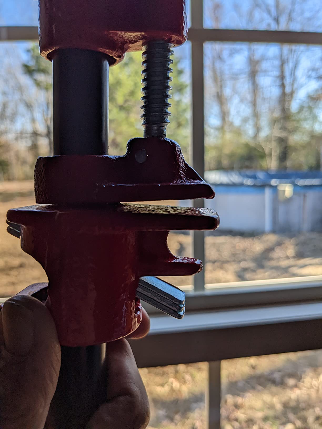 6 Pack 1/2 Inch Pipe Clamps, Wood Gluing Pipe Clamp Set customer photo 2