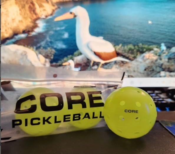 CORE PRO2 Outdoor Pickleball Balls, 40-Hole Design, Textured Lime Green Surface, Consistent Bounce, Stable Flight and Crack-Resistant Construction customer photo 1