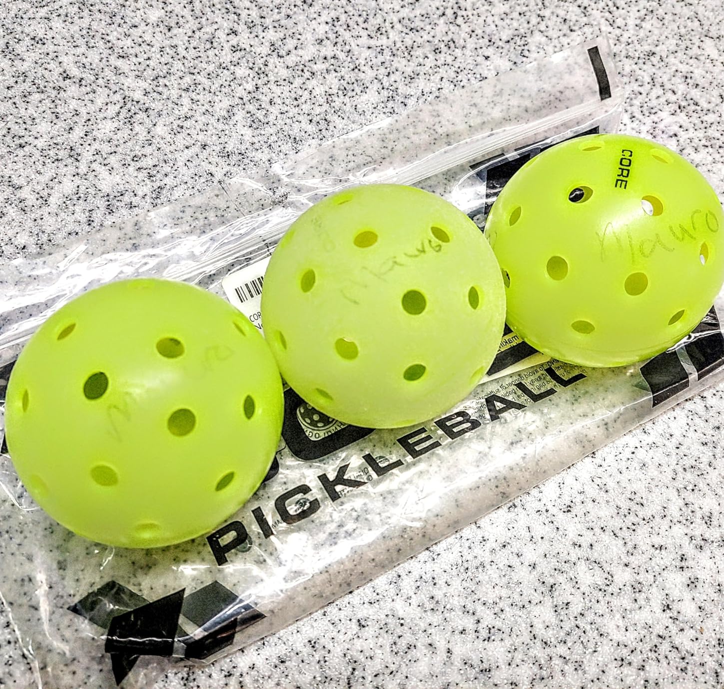 CORE PRO2 Outdoor Pickleball Balls, 40-Hole Design, Textured Lime Green Surface, Consistent Bounce, Stable Flight and Crack-Resistant Construction customer photo 2