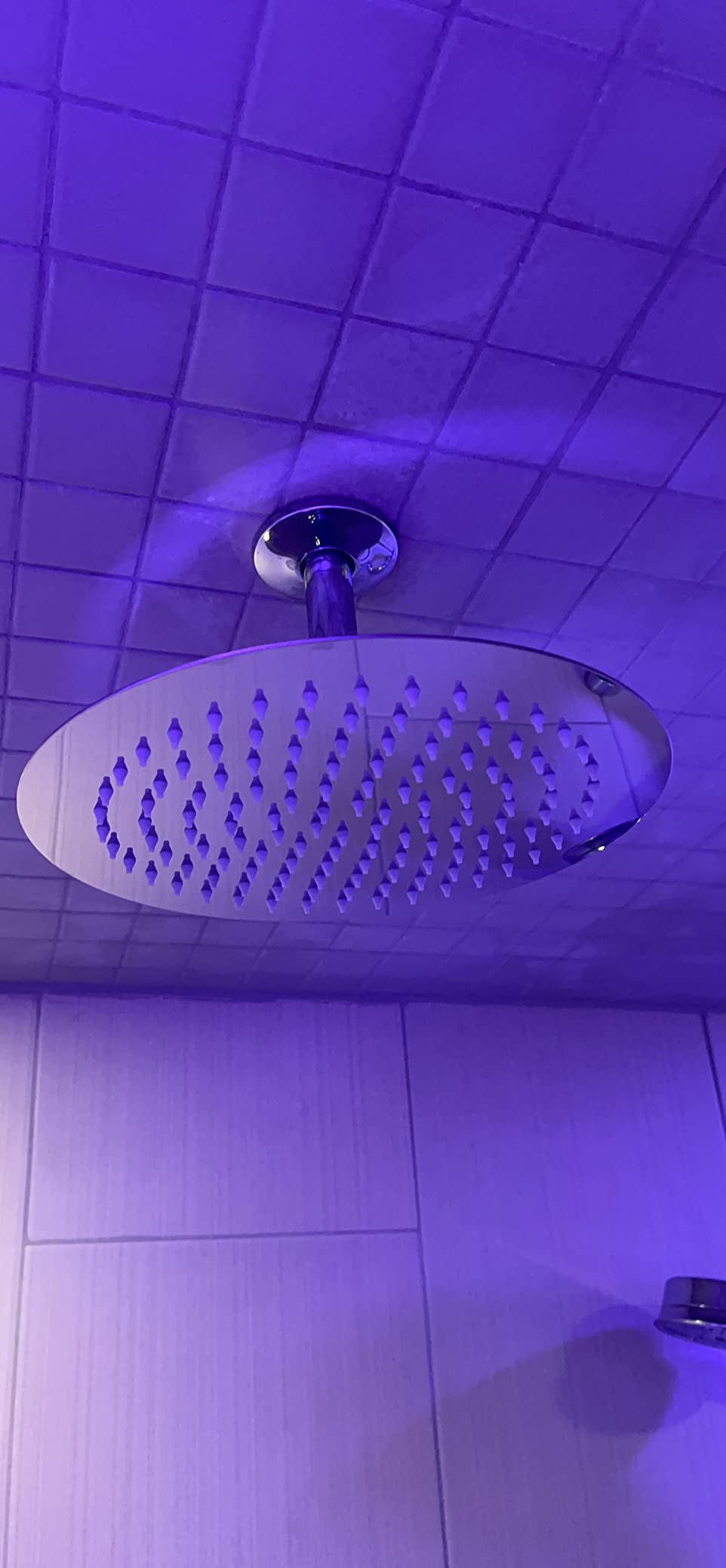 NearMoon Rain Shower Head, Ultra-Thin Design-Pressure Boosting, Awesome Some Experience, High Flow Stainless Steel Rainfall Head (16 Inch, Chrome Finish) customer photo 1