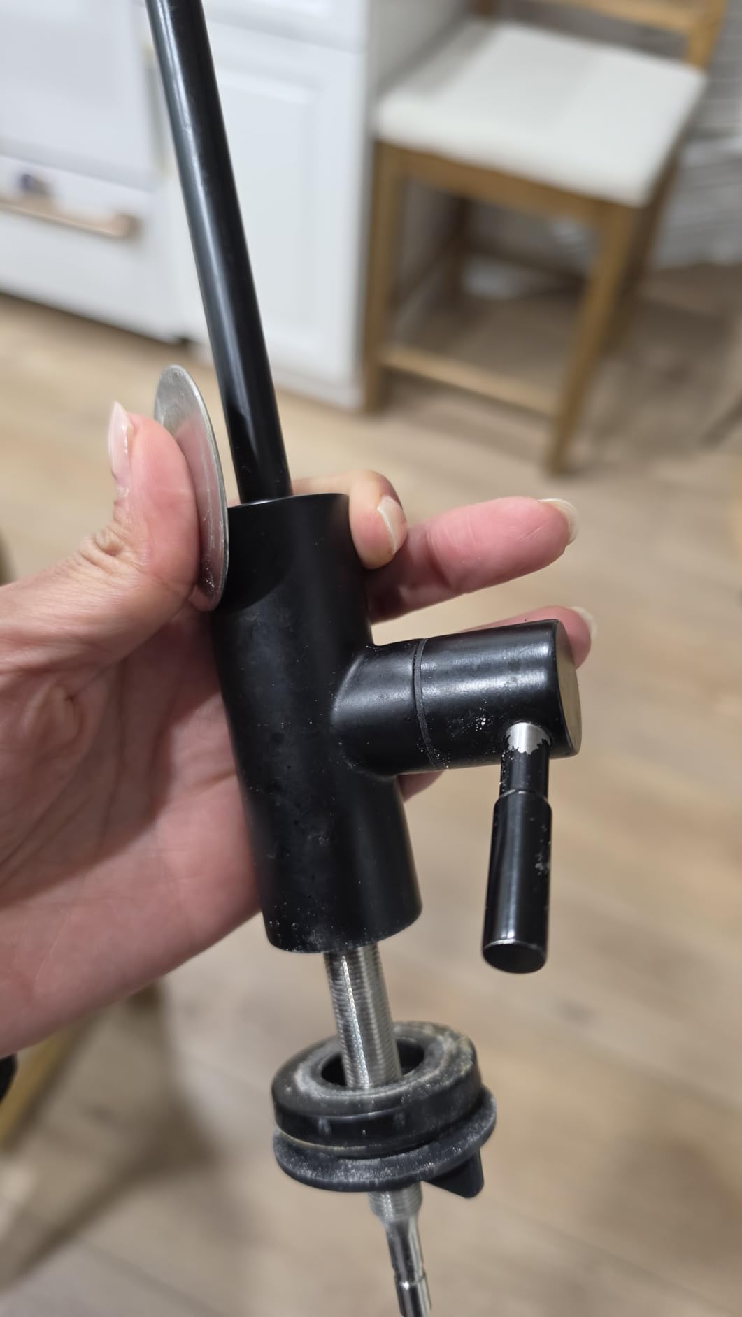 Kicimpro Water Filter Faucet for RO System, Non-Air Gap, Matte Black customer photo 1