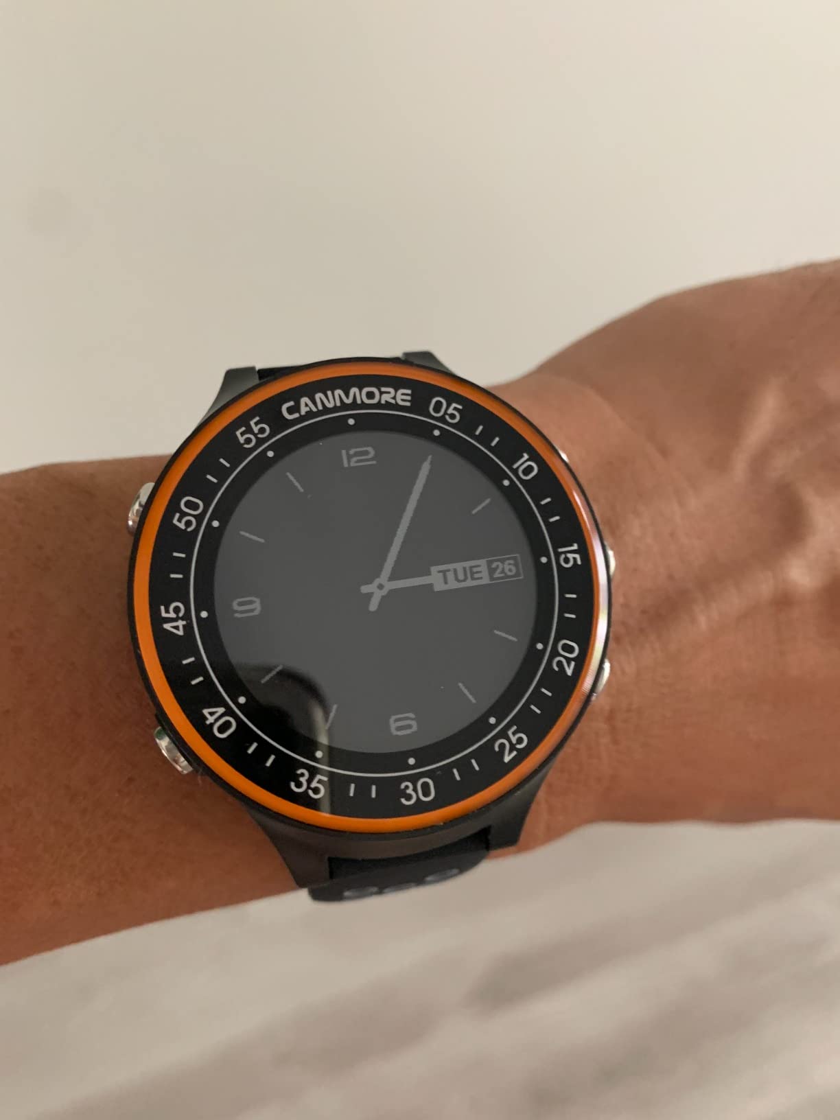 CANMORE TW411 Golf GPS Watch with Fitness Tracker, 41,000+ Free Preloaded Worldwide Course, Upgraded IC Chip, Blue customer photo 2