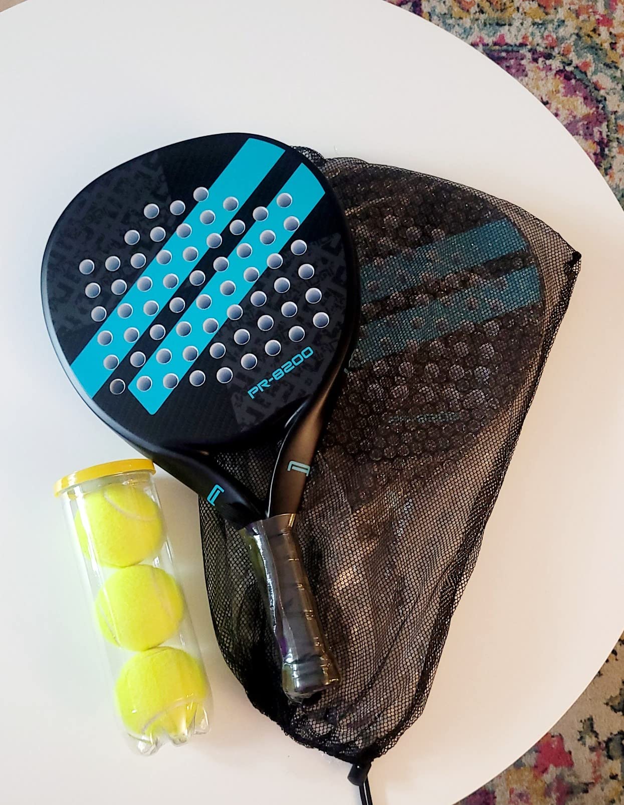ianoni Padel Racket Carbon Fiber Surface with EVA Memory Flex Foam Core Padel Tennis Racquets Paddle Tennis Racket customer photo 1