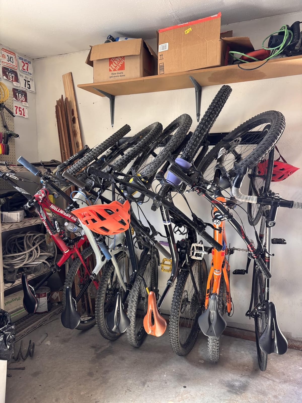 Ultrawall Bike Rack, Garage Bike Rack Wall Mount for 2 Bicycle and 1 Helmet customer photo 2