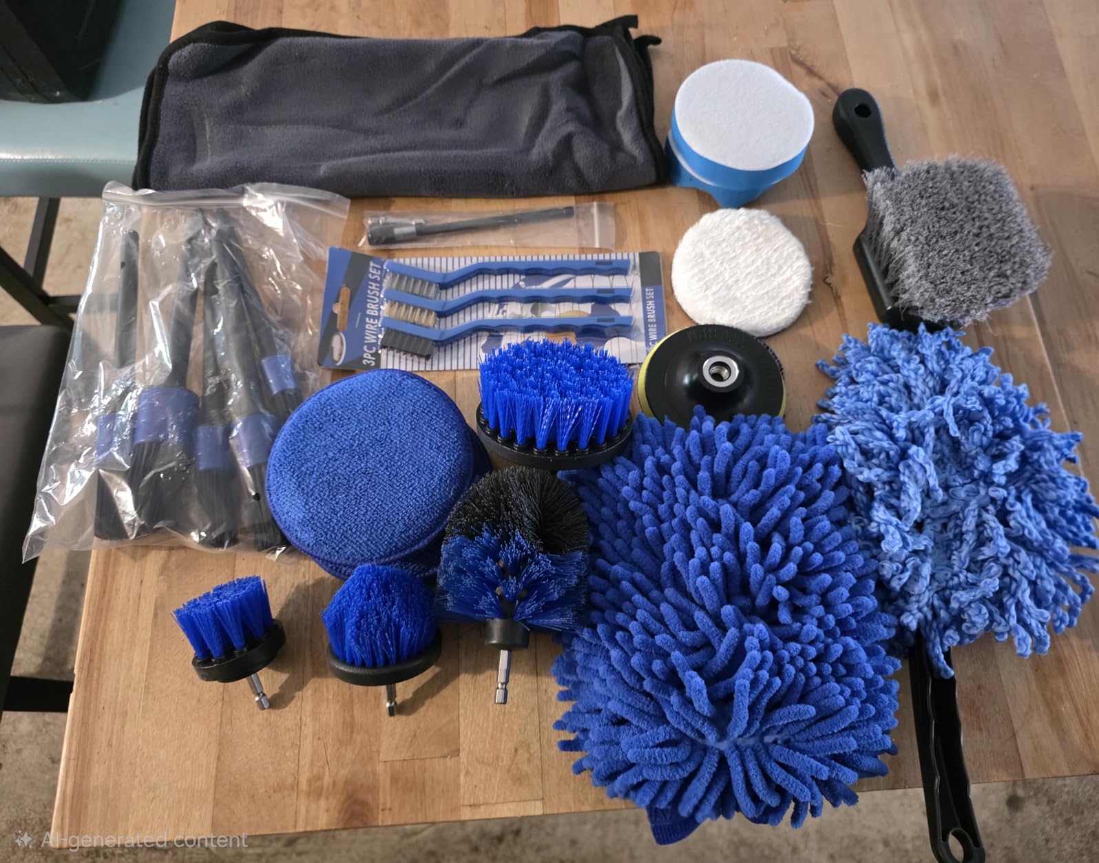 TTRCB 27Pcs Car Detailing Kit, Car Detailing Brush Set, Auto Detailing Drill Brush Set, Car Detailing Brushes, Car Wash Kit, Car Accessories, Car Cleaning Tools Kit for Interior, Exterior, Wheels customer photo 1