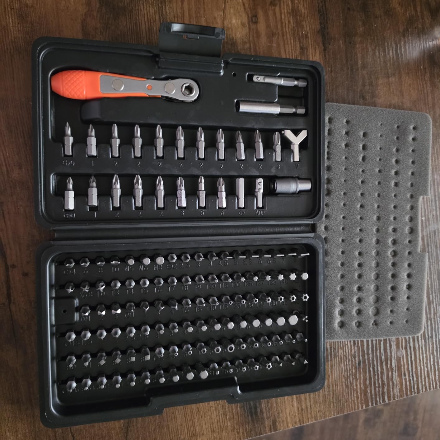GreaTalent 133in1 90 Degree Right Angle Mini Ratchet Screwdriver Bit Set customer photo 1