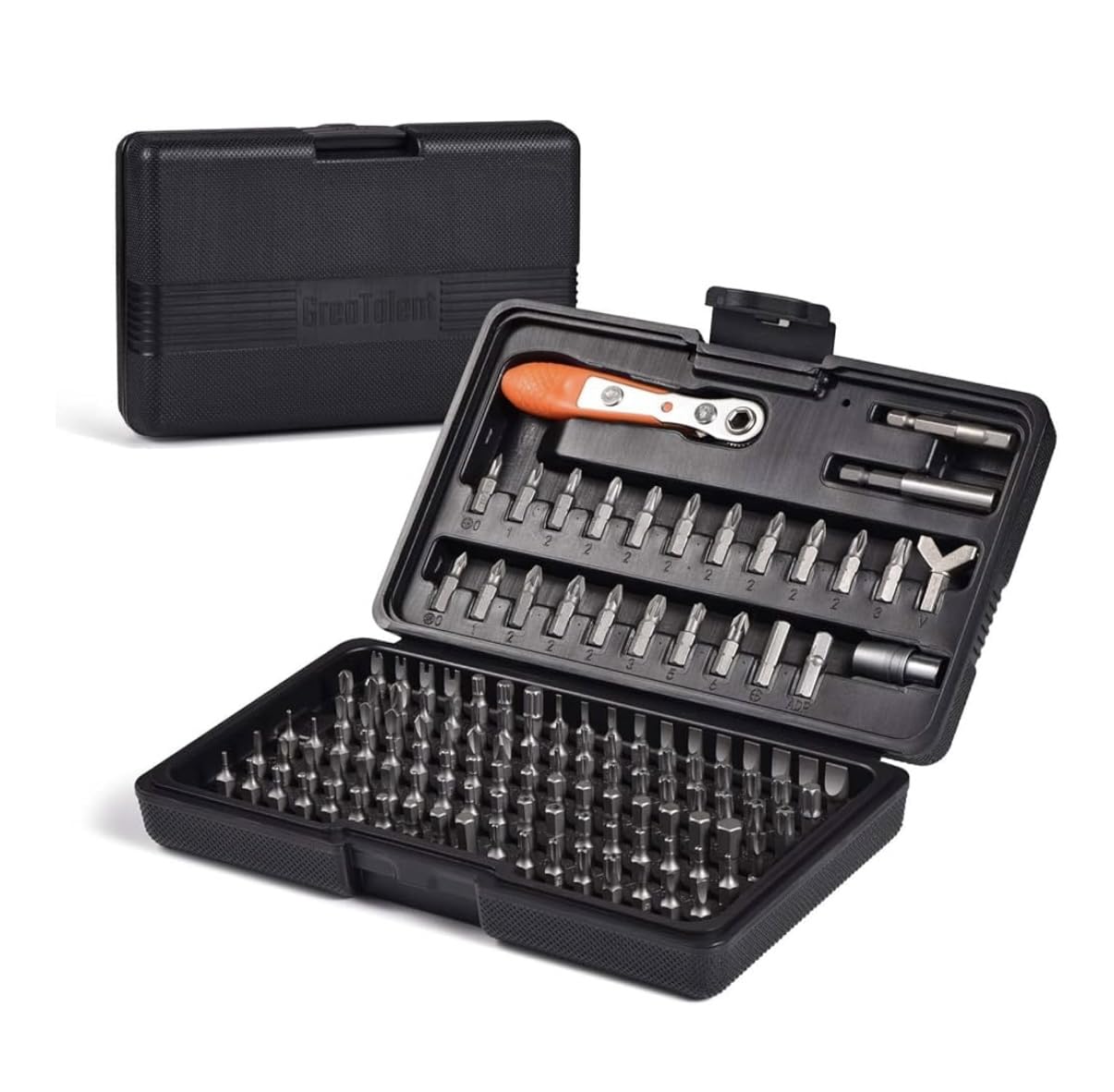 GreaTalent 133in1 90 Degree Right Angle Mini Ratchet Screwdriver Bit Set customer photo 2