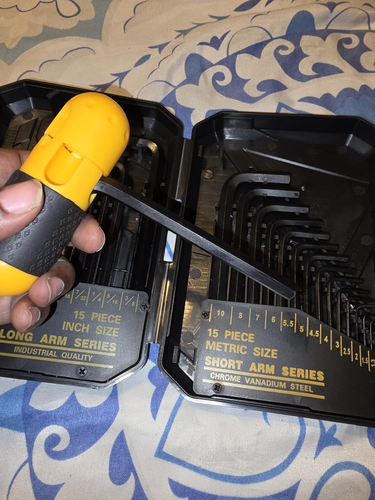 ELEAD 31-Piece Hex Key Set - Allen Wrench Set, SAE and Metric Allen Keys MM(0.7mm-10mm) SAE(0.028
