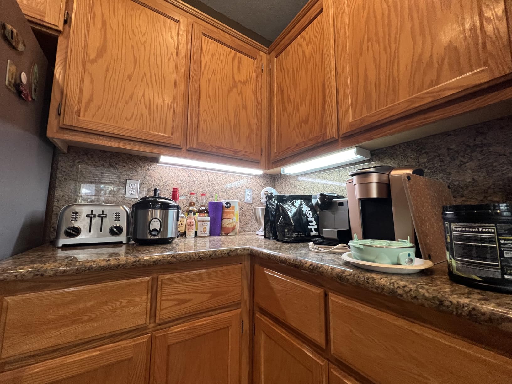GETINLIGHT 12-Inch Hardwired Only LED Under Cabinet Light, 3-CCT Selectable customer photo 1