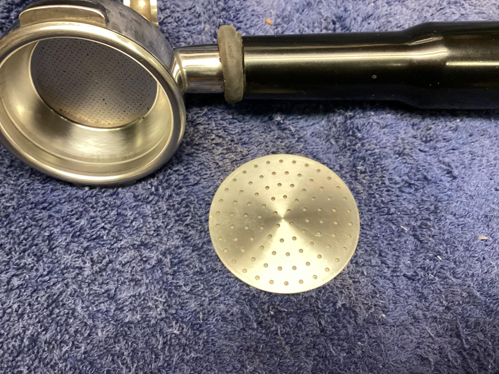 MHW-3BOMBER 54mm Puck Screen - 0.8mm Espresso Puck Screen - Metal Reusable Coffee Filter for Breville Sage 54mm Portafilter Basket - Double-layer Espresso Screen FG5591M-OS customer photo 1