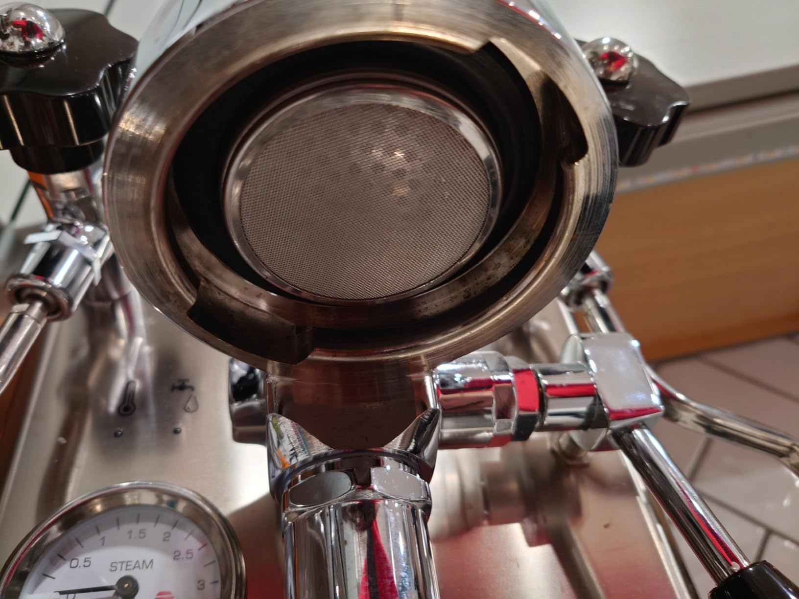 MHW-3BOMBER 54mm Puck Screen - 0.8mm Espresso Puck Screen - Metal Reusable Coffee Filter for Breville Sage 54mm Portafilter Basket - Double-layer Espresso Screen FG5591M-OS customer photo 2