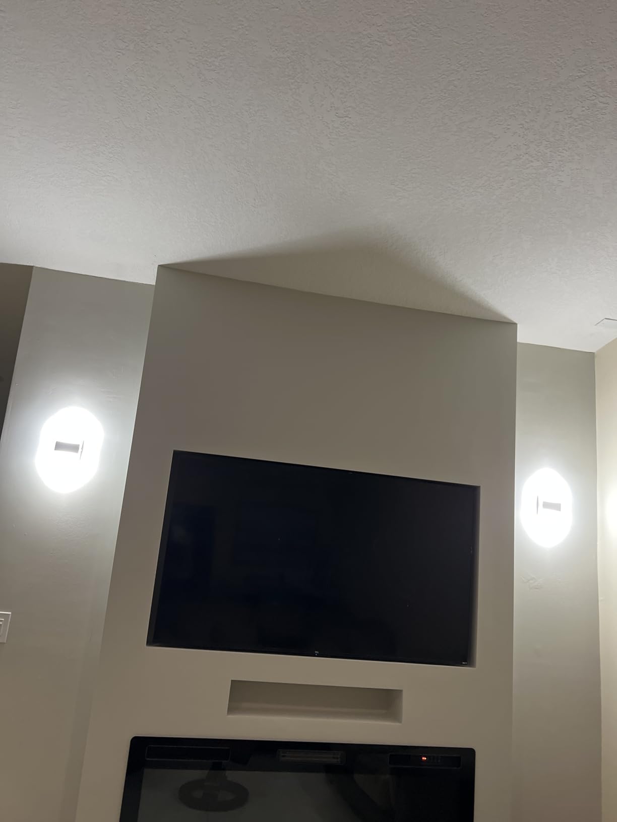 TRLIFE Dimmable LED Wall Sconces, 4 Color Temperature 12W Modern Wall Sconce Wall Mounted Light Set of 2 Dimmable Wall Lights for Bedroom Bedside Hallway Living Room Stairway(2 Pack, Silver) customer photo 2