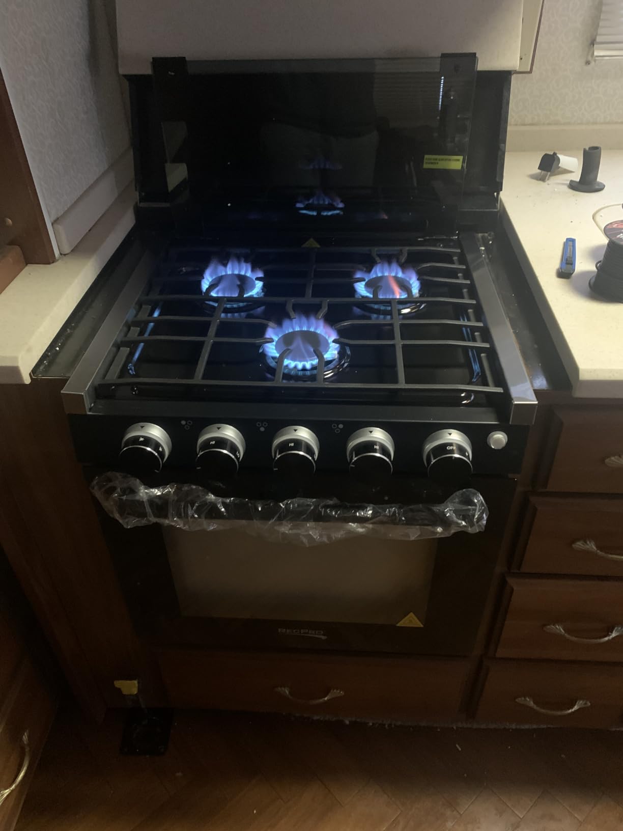 RecPro RV 3 Burner Gas Range 21