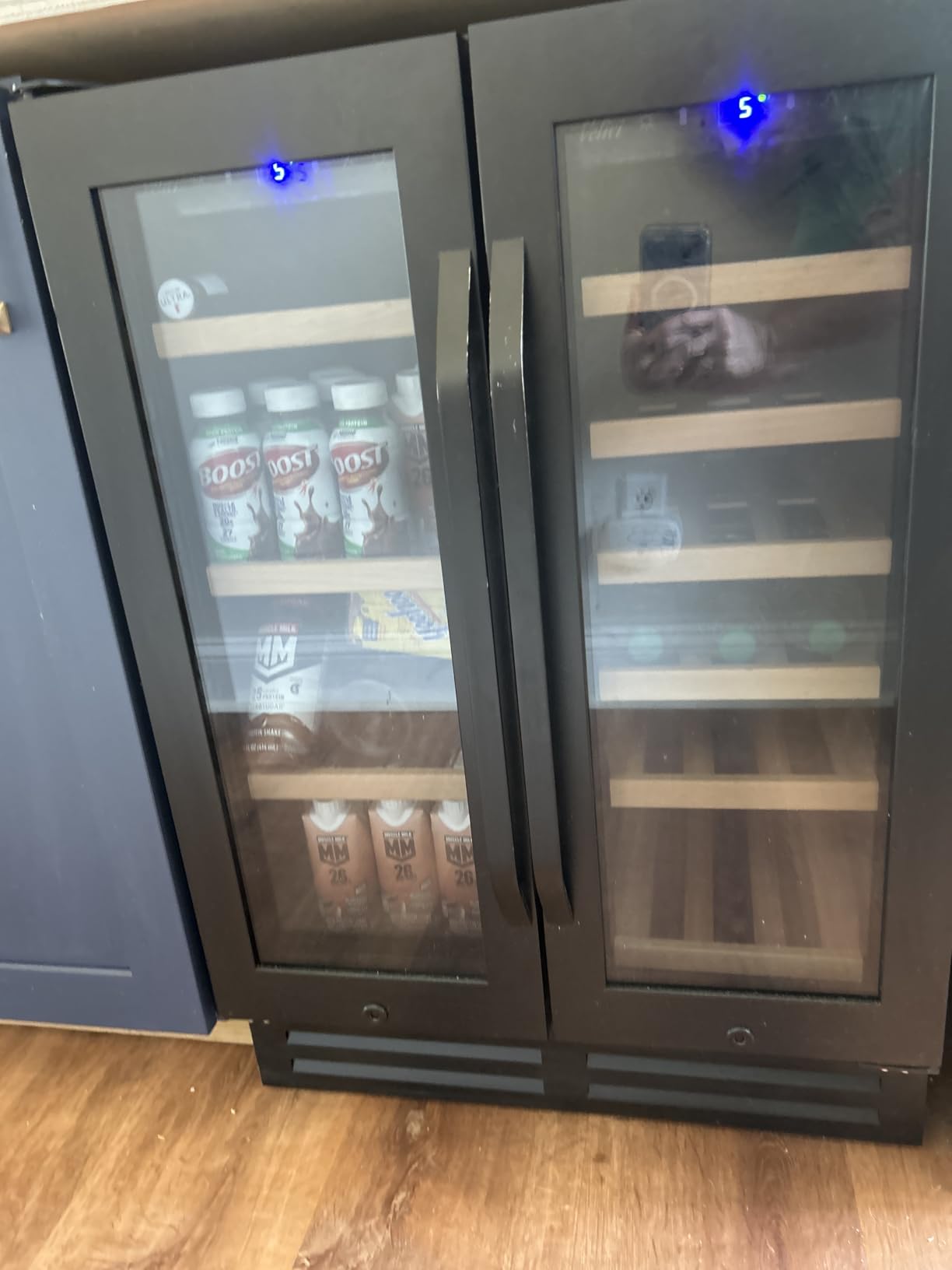 Velivi 24''Beverage Refrigerator Undercounter Wine and Beverage Fridge customer photo 1