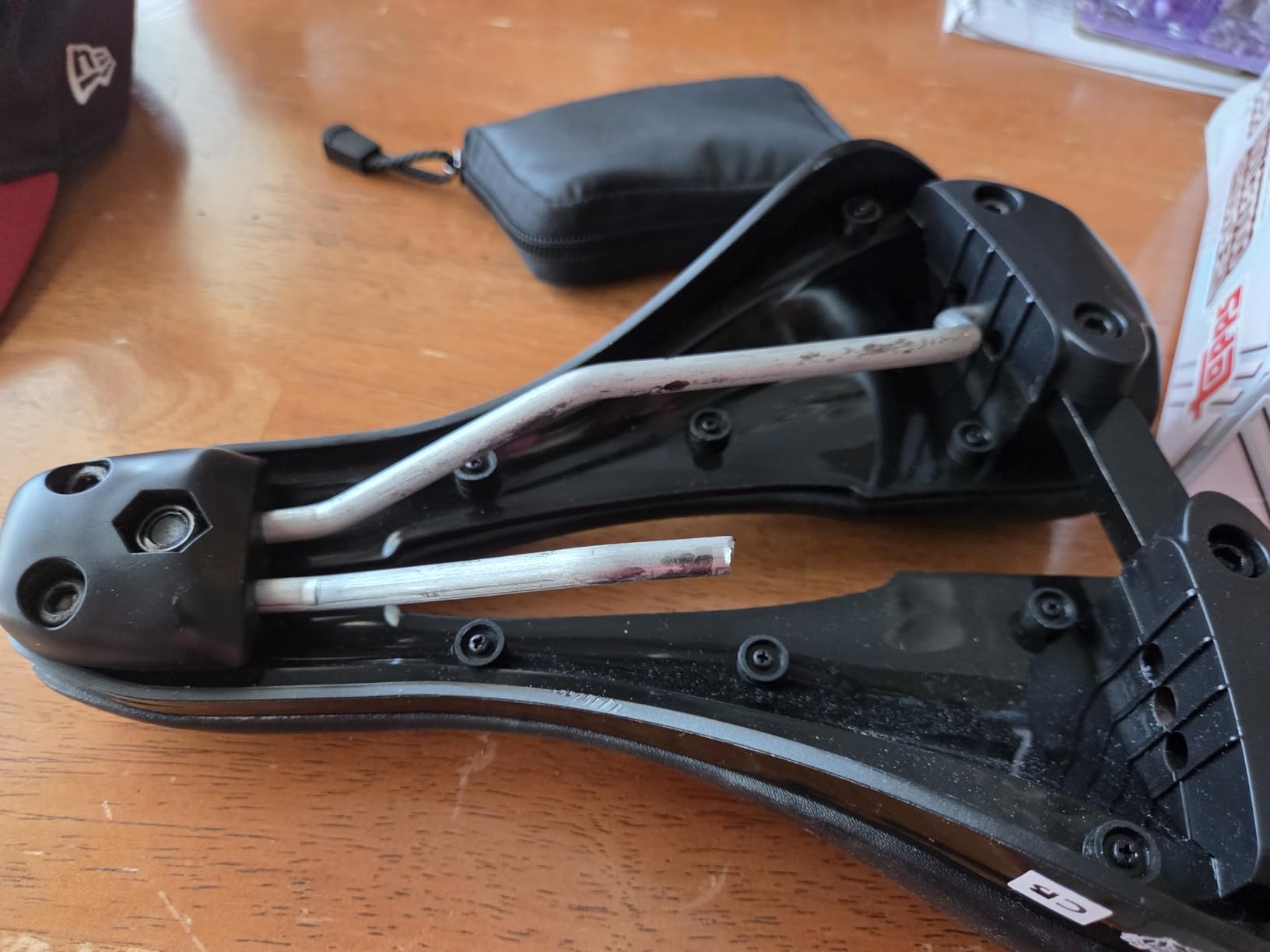 Width Adjustable Bike Seat - Comfortable Prostate Friendly Bicycle Saddle Suitable for Mountain, Road, City and Stationary Exercise Bikes customer photo 2
