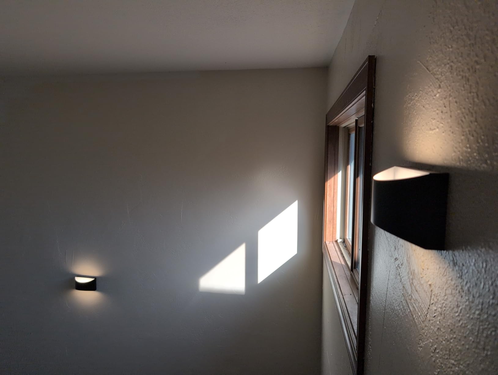 Modern LED Wall Sconces, 3000K Warm White Hardwired Wall Lights Set of 2 customer photo 2