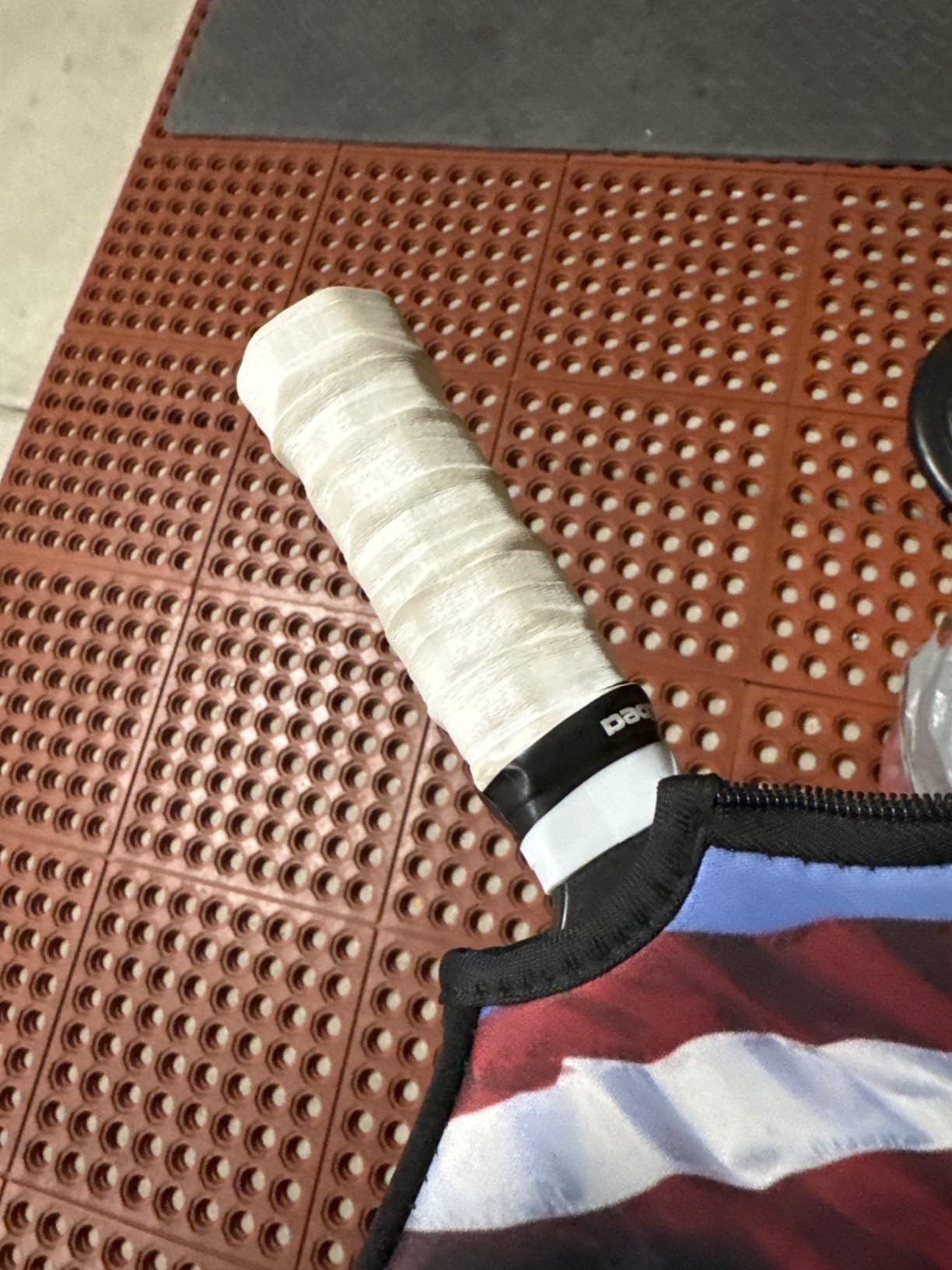 Pickleball OverGrip Tape - Pack of 6 - Extra Tacky White Pickleball Grip. customer photo 1