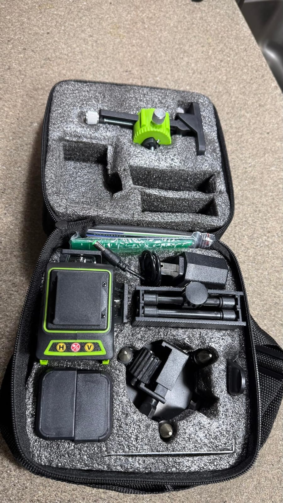 16 Line Laser Level 360 Self Leveling,4D 4x360° Green lazer Leveler Tool customer photo 1
