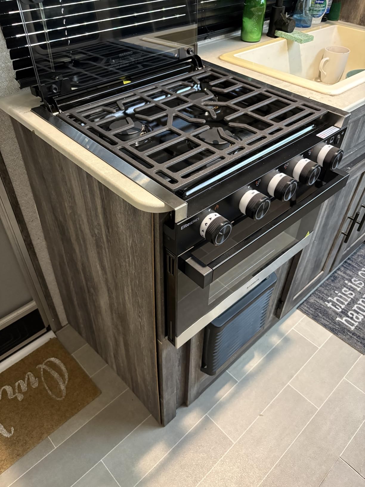 CAMPLUX RV Propane Range 17-Inch, RV Oven Stove Combo 28,100 BTU/Hr Classic customer photo 1