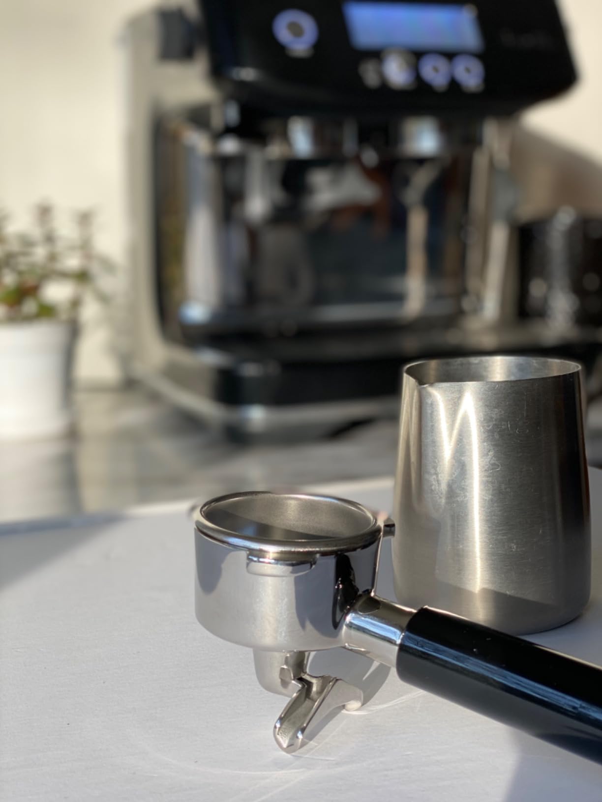 54mm Portafilter Double Spout for Breville Barista Express, Bambino Series customer photo 2
