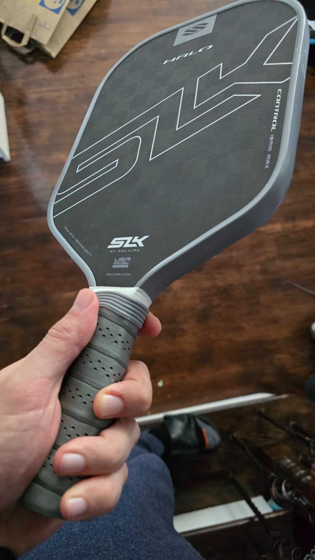 Selkirk Sport SLK Halo Pickleball Paddles | T700 Raw Carbon Fiber Paddle customer photo 1