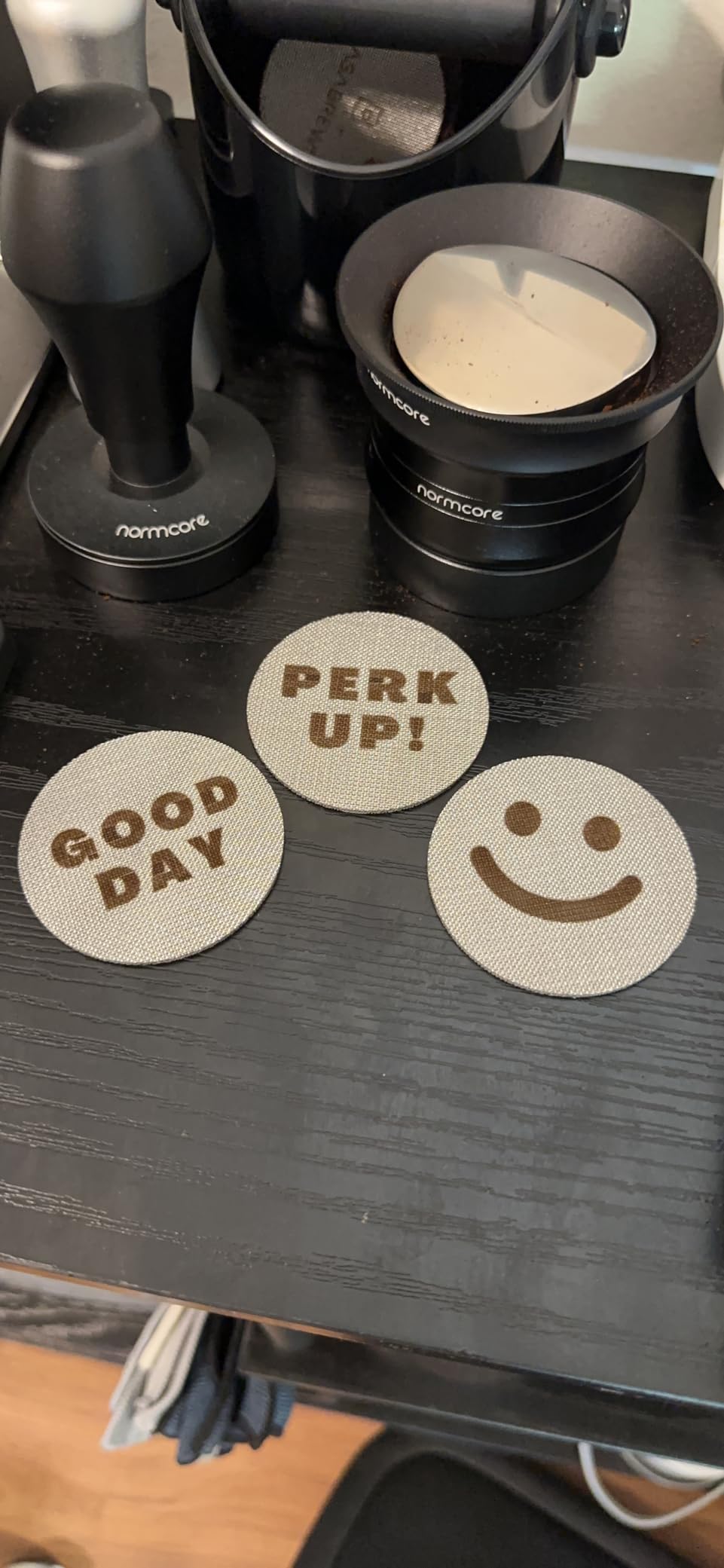 FLUR Happy Pucks (3Pack) Espresso Puck Screens for Breville - Reusable Coffee Filter Screens – Compatible with 51mm, 53.3mm, and 58.5mm Portafilters - 1.7mm Thickness - 316 Stainless Steel (53.5mm) customer photo 1