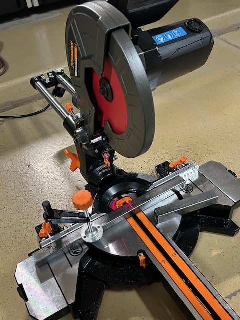 DOVAMAN 10-Inch Sliding Miter Saw, Multi-Material, 2-Speed, 15A customer photo 2