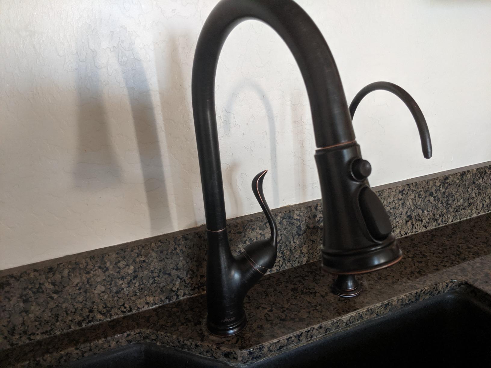 APPASO Touchless Kitchen Faucet with Pull-Down Sprayer Bronze for 1-4 Hole customer photo 2