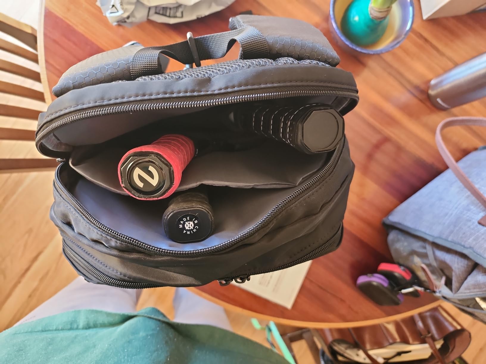 Arcoyard Tennis Bag Holds 2 Rackets, Professional Tennis Bags for Women, Tennis Backpack with Ventilated Shoe Compartment customer photo 2