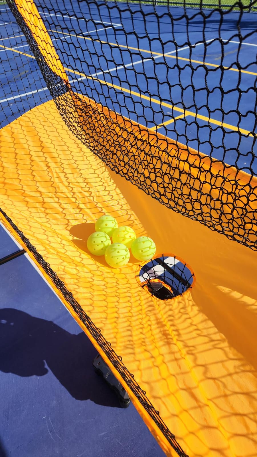 MR Tennis Ball Return Net 7’x6’ Freestanding Multi-Sport Training Net customer photo 1