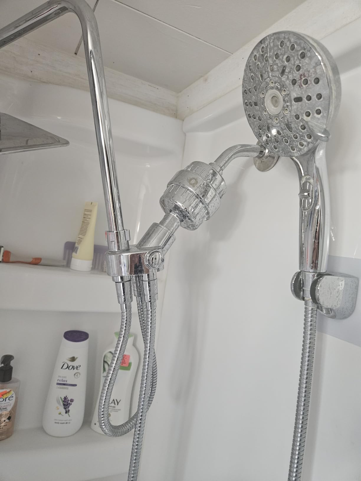 weAQUA Heavy Duty 2-PACK Shower Filter for Hard Water Chlorine Heavy Metals customer photo 1