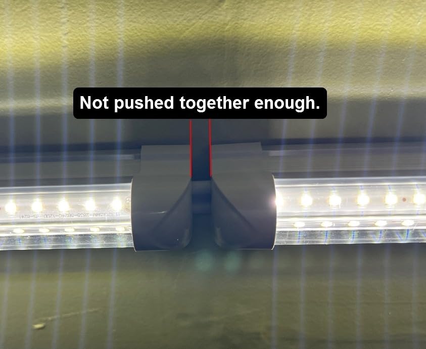 10Pack 4FT LED Shop Light - 50W 8000LM 6500K Linkable Clear Cover T8 LED Tube Light for Workshop, Warehouse, Basement - Plug and Play customer photo 1