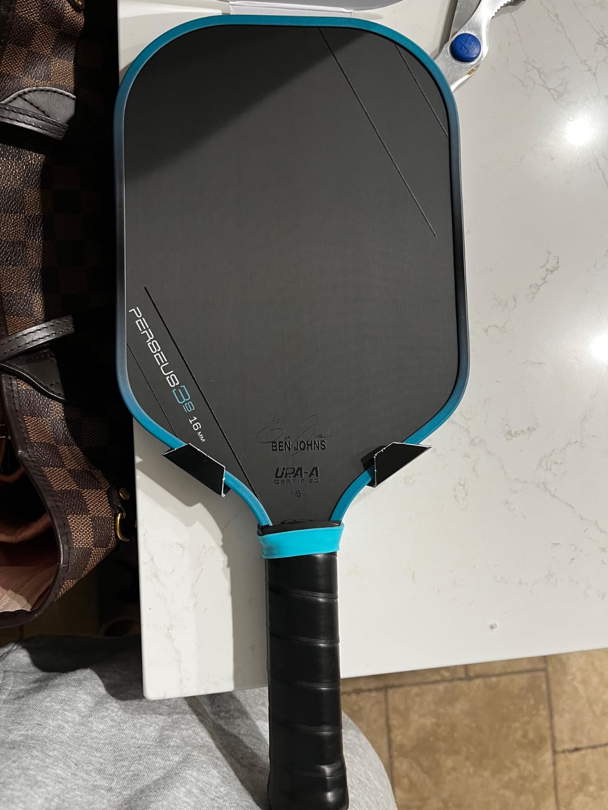 JOOLA 3S Pickleball Paddles – Raw Carbon Fiber Surface for Power & Spin, Elongated, Wide Body & Aero Curve Designs – UPA-A Certified customer photo 2