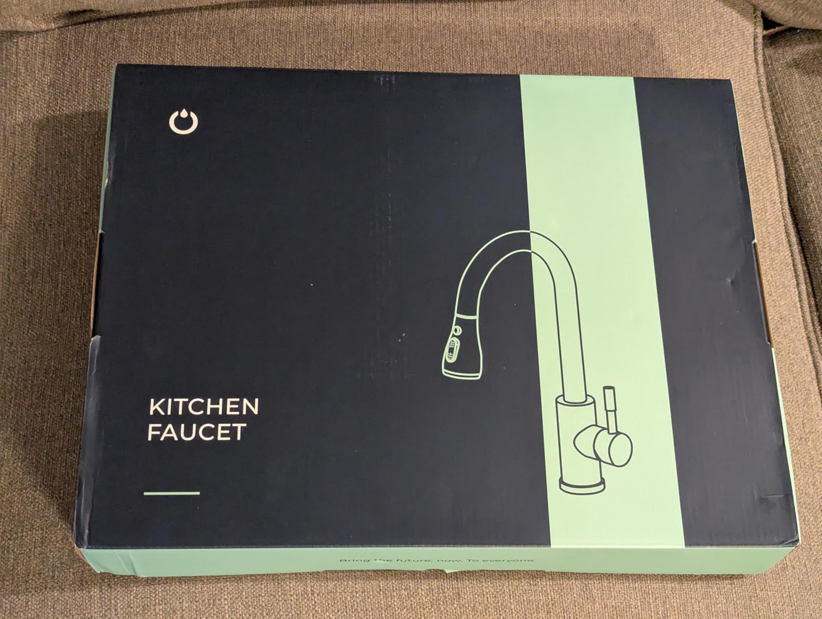 FORIOUS Black Touchless Kitchen Faucet with Soap Dispenser, Hands-Free customer photo 1