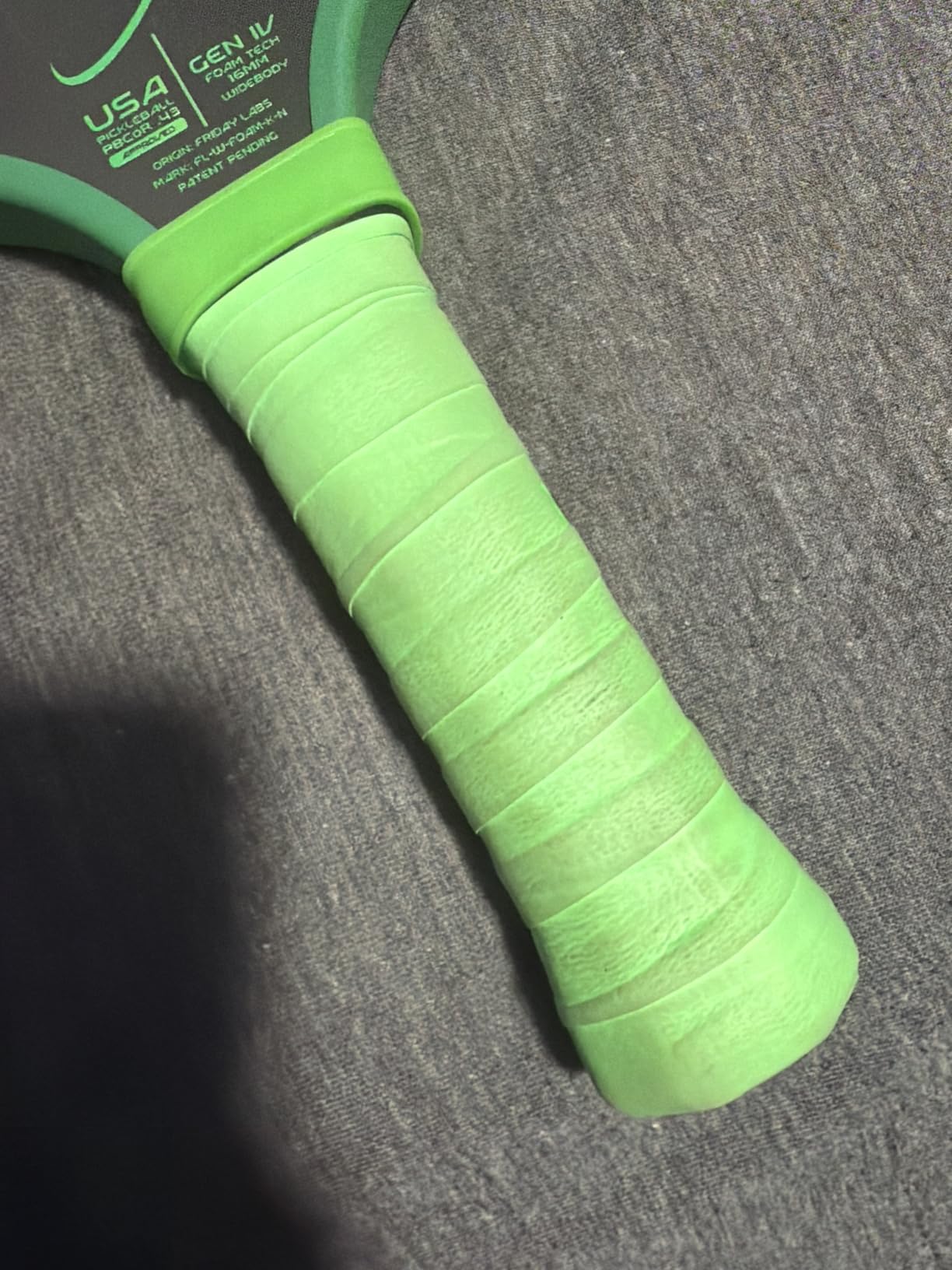 Professor P-Tac Pickleball Paddle Overgrip – Max Tacky, Moisture-Wicking Grip Tape for Pickleball Paddles in 6 & 12 Packs, Anti-Slip & Durable Overgrip for Control & Enhanced Performance customer photo 2