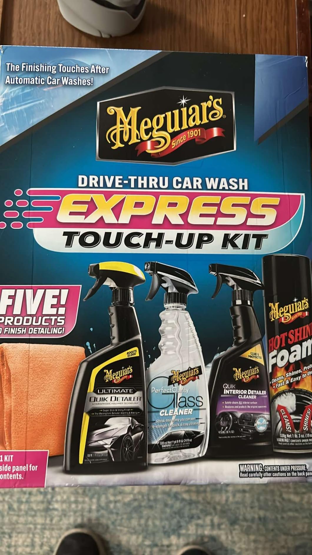 Meguiar's Drive-Thru Car Wash Express Touch-Up Kit - The Perfect Car Detailing Kit for Touching Up After Running Through an Automatic Car Wash or After Washing Your Ride at Home, Clean Inside and Out customer photo 1