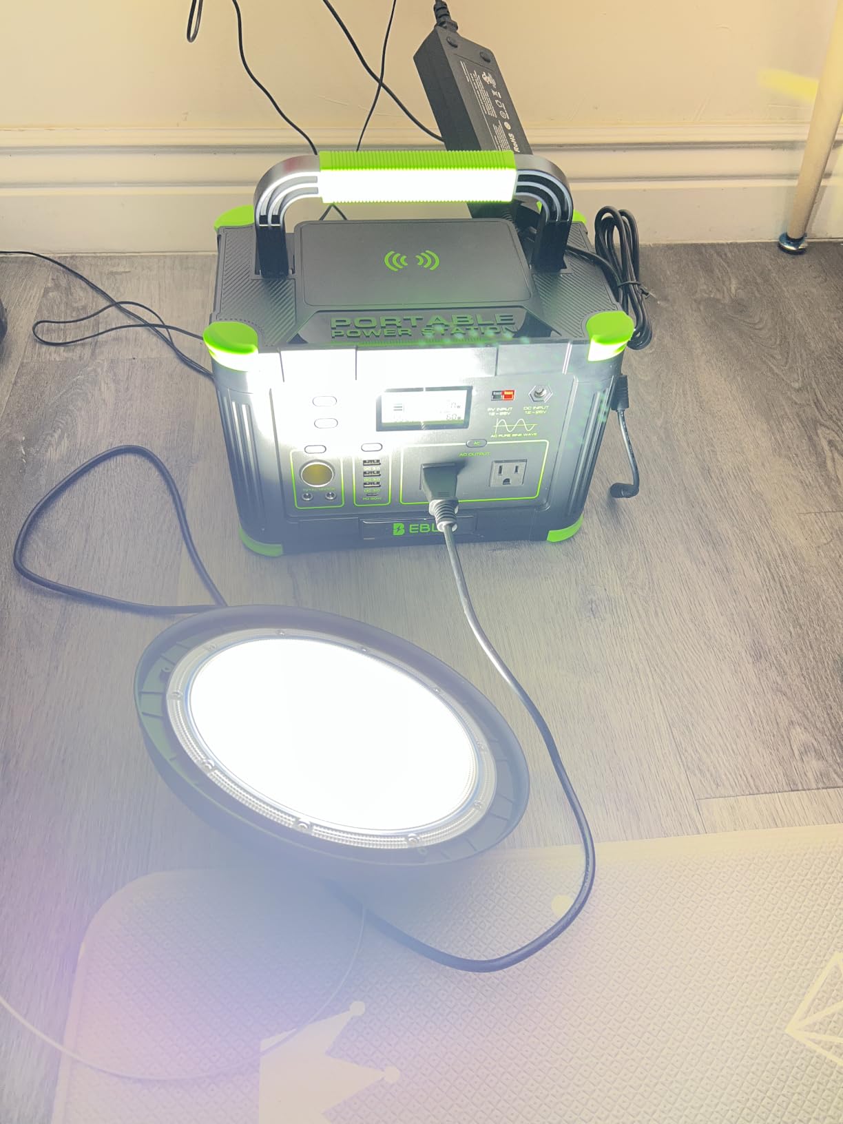 EBL 2400W Portable Power Station LiFePO4 Battery for Home Use customer photo 2
