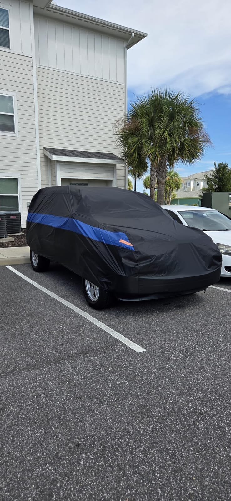 Pickup Truck Cover Waterproof All Weather, Outdoor Pickup Cover Sun Dust Protection, Fit Chevrolet C10 S10 Colorado, Ford F100 Ranger, GMC Canyou, Dodge Dakota etc (up to 210 inch) customer photo 2