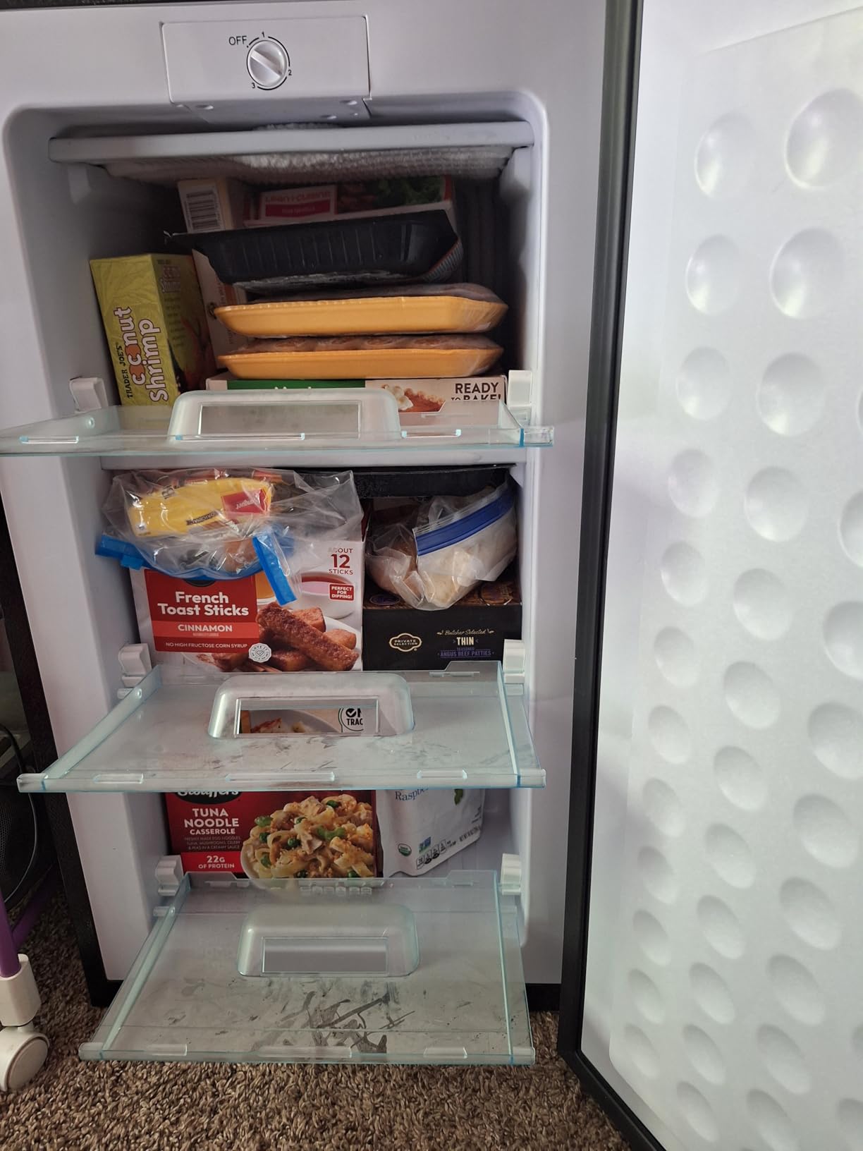 BODACIOUS 3.2 Cu.Ft Mini Freezer - Compact Upright Small Freezer - Silver customer photo 1