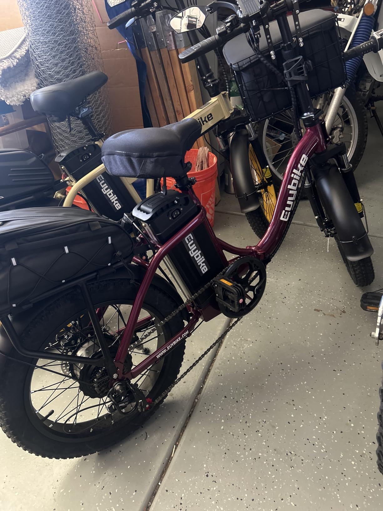 EUYBIKE Folding Electric Bike for Adults with Peak 1000W Motor, 48V 20AH Battery up to 80 Miles, 20