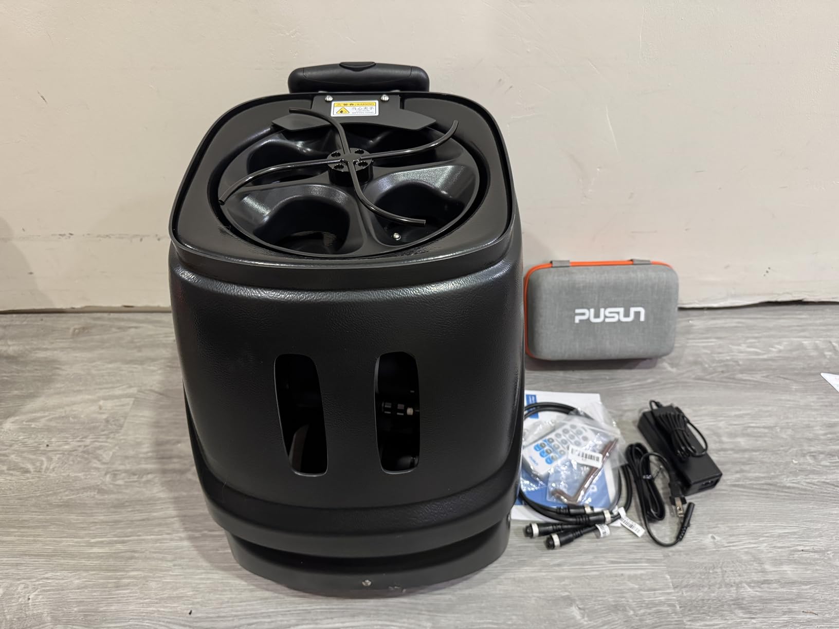 PUSUN｜PT-Smart Pro Internal Oscillation Tennis Ball Machine: App with 12 Built-in Training Modes, 28-Pt Custom Drills,75MPH, 5H,32.6lb Portable for Tennis & Padel,Training, Practice,Beginners to Pros customer photo 2